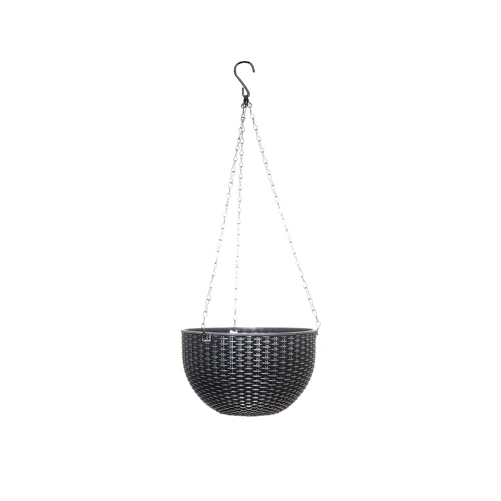 Metallic Effect Hanging Basket