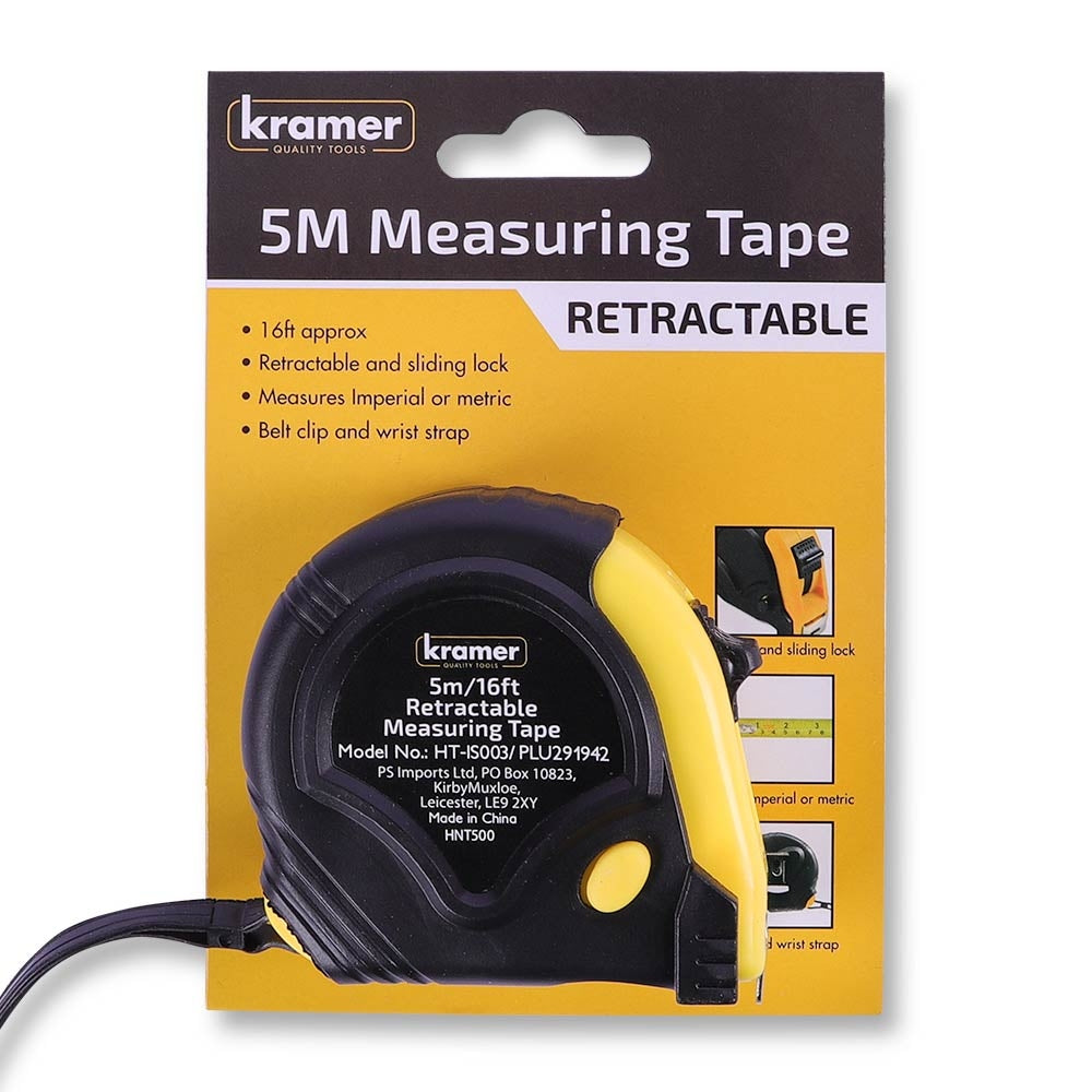 Retractable Tape Measure - 5M 291942