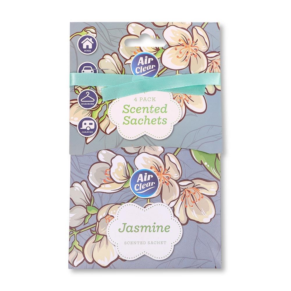 4 Jasmine Scented Sachets 326031-JASMINE