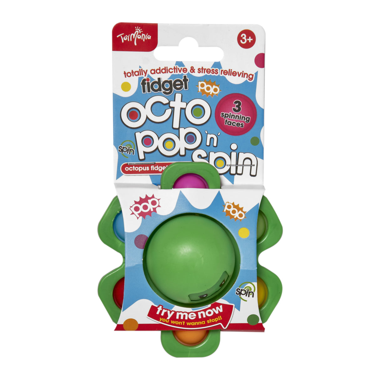 Green Octopus Spinning Fidget 334900-GREEN
