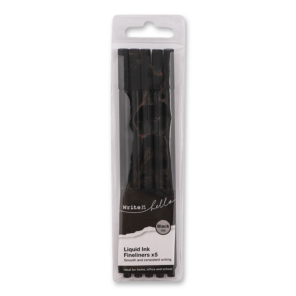 Finerliner Liquid Ink 5 Pack 327687-FINELINER-5-PACK
