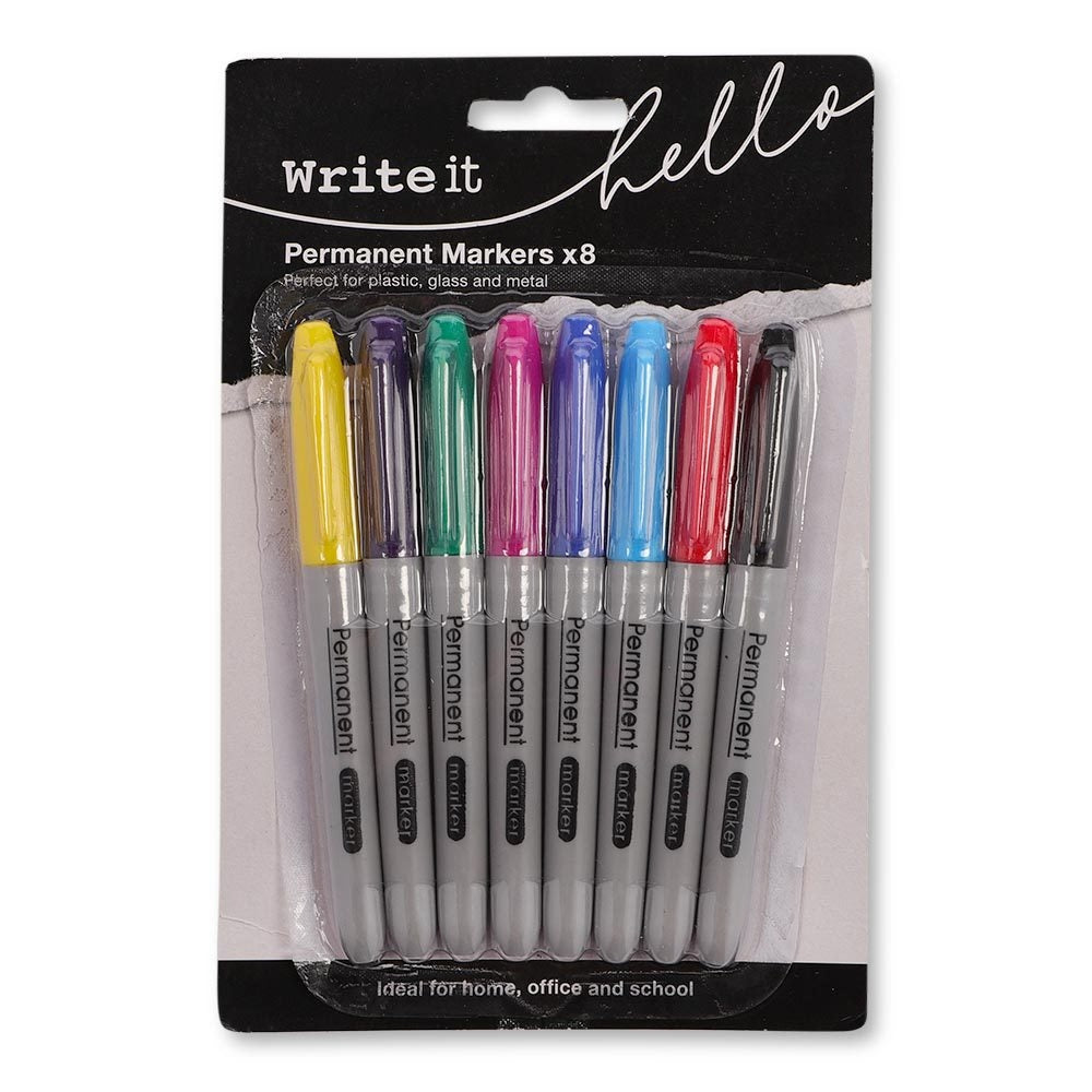 Permanent Markers 8 Pack 327706