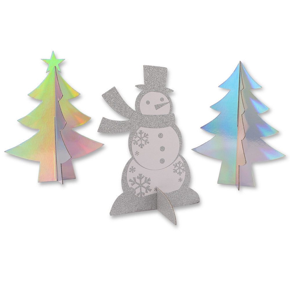 Snowman And Trees Decoration 331850