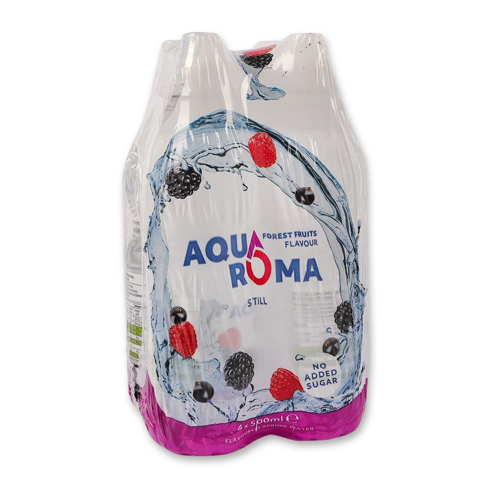 Aqua Roma Forest Fruiits 4 X 500Ml | Poundstretcher 282032-FOREST-FRUITS