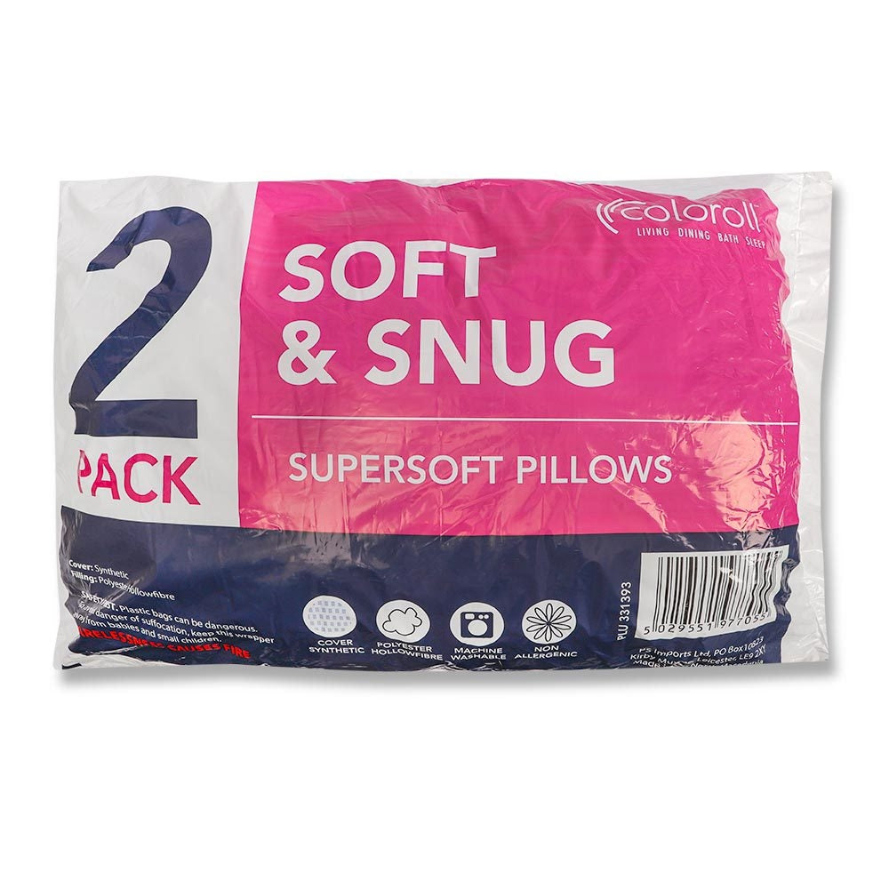 Soft And Snug Pillows 2 Pack 331393-2PACK