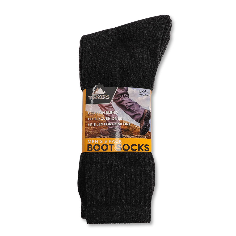 Men's Boot Socks 3 Pack