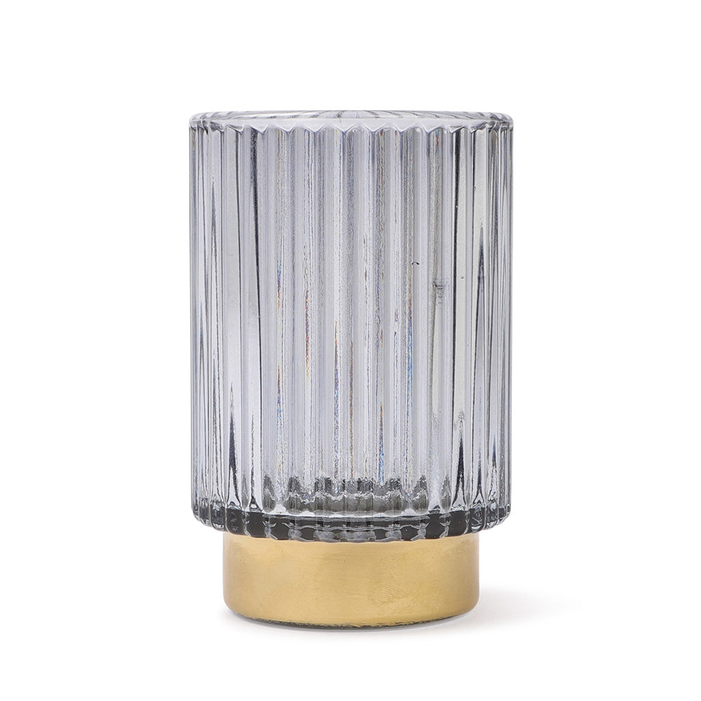 Coloured Candle Holder Grey 330534-GREY