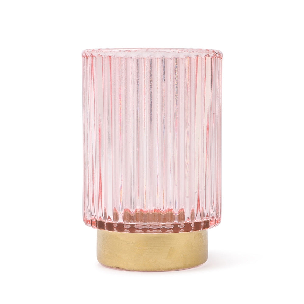 Coloured Candle Holder Pink 330534