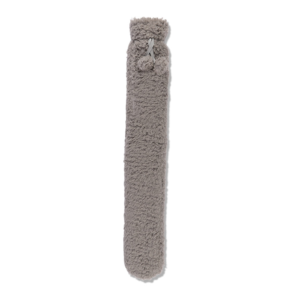 Long Full Body Hot Water Bottle | Dark Grey | Poundstretcher 340162-dark grey