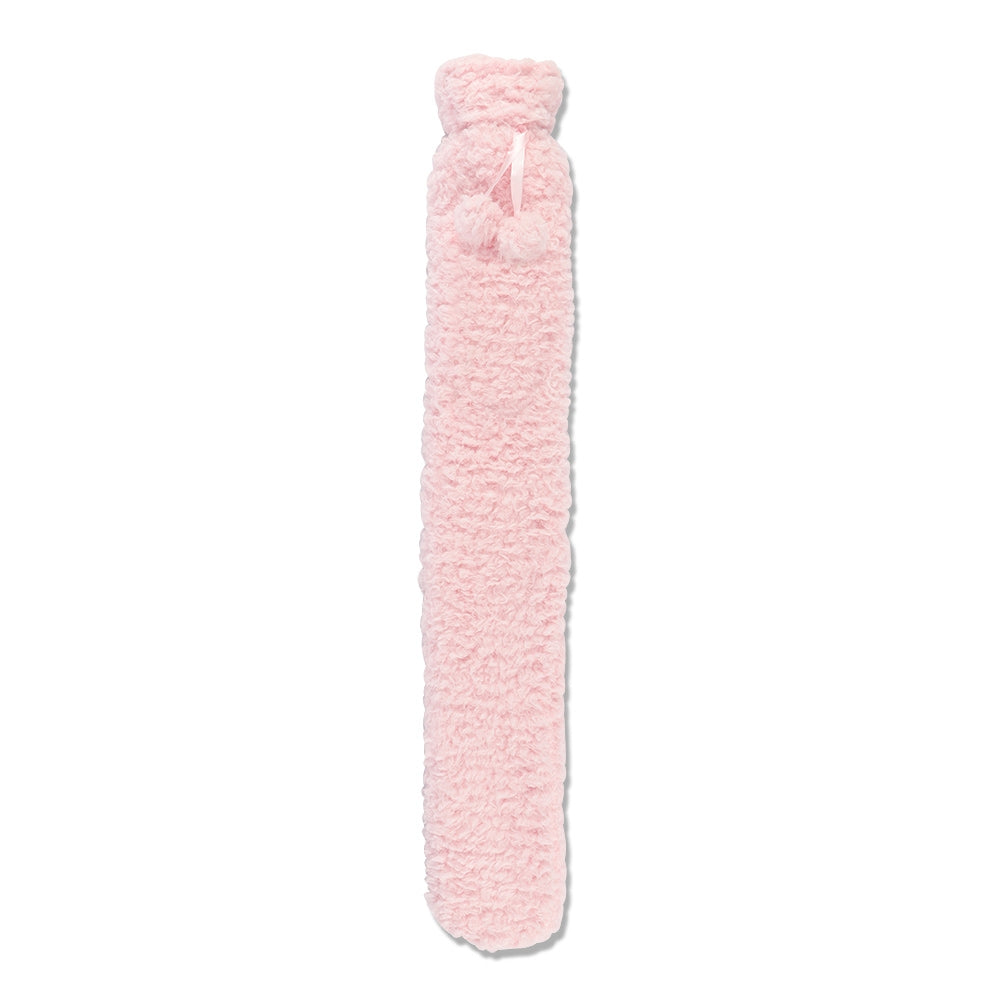 Long Full Body Hot Water Bottle | Pale Pink | Poundstretcher 340162-pink