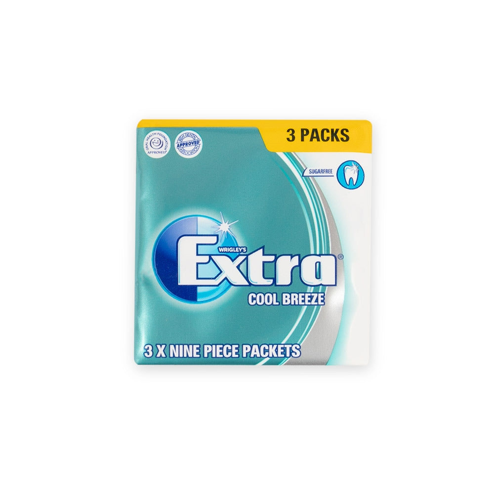 Wrigley'S Extra Cool Breeze Gum 3 X 12.6G Pack | Poundstretcher 235234