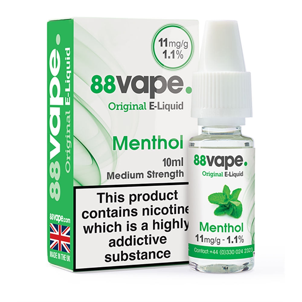 88Vape E-Liquid 11Mg Menthol 10Ml 249913