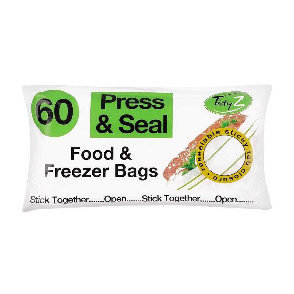 60 Press & Seal Food Bags 296658