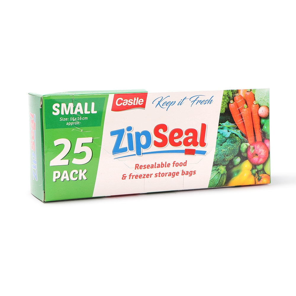 25 Zip Seal Food Bags - Small 331520