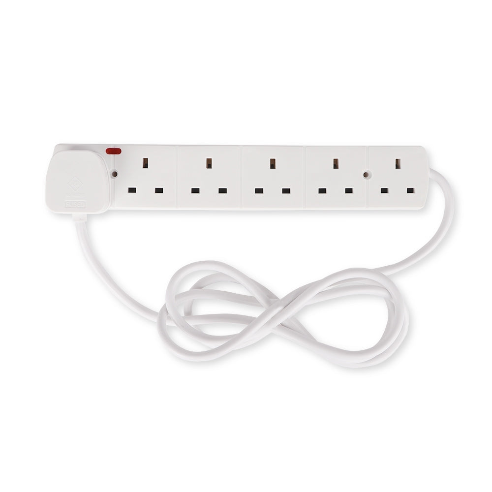 6-Way Surge Protected Extension Lead 2M 332660
