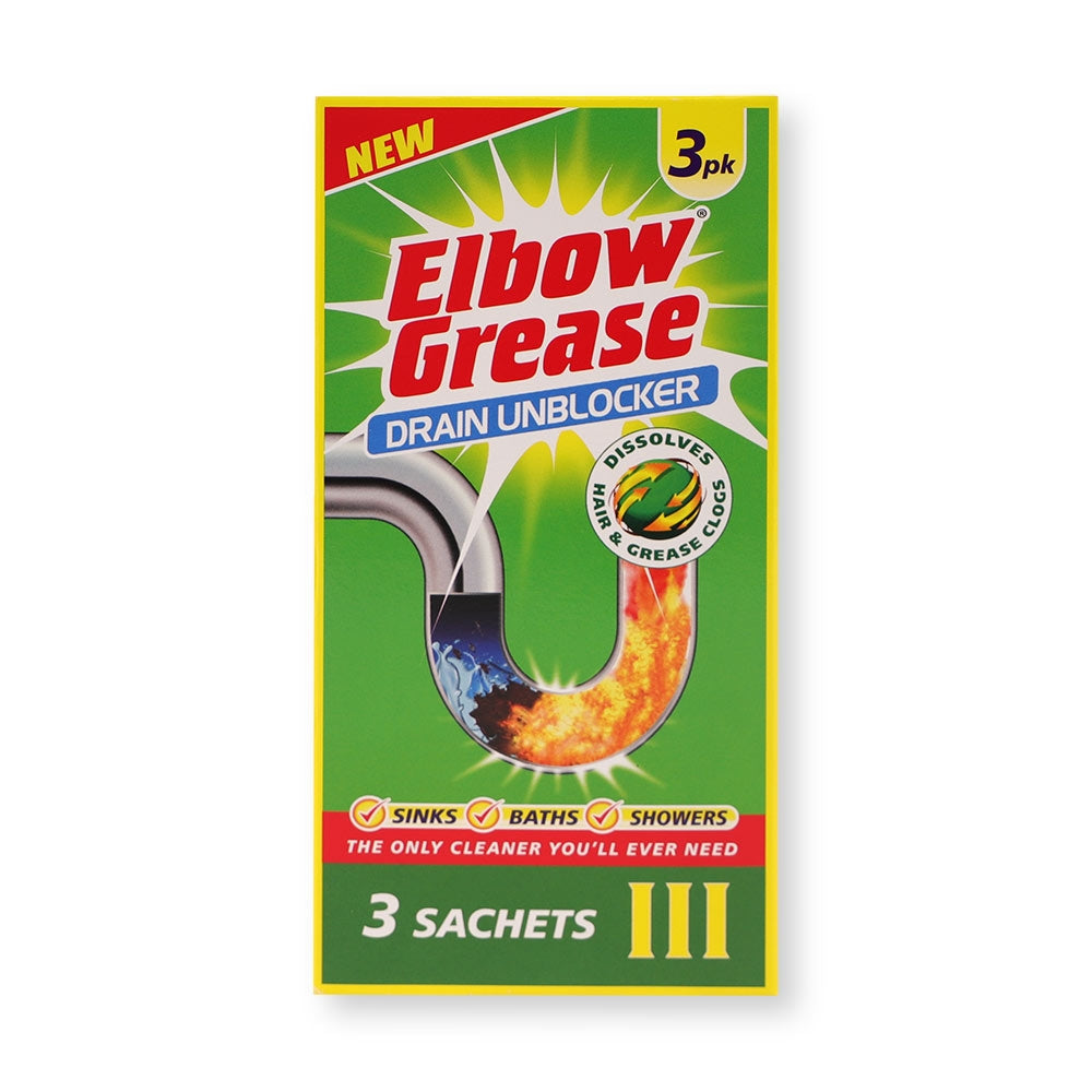 Elbow Grease Drain Unblocker 3 Pack 335803