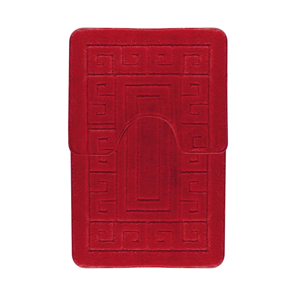 Greek Key Bathmat & Pedestal Set