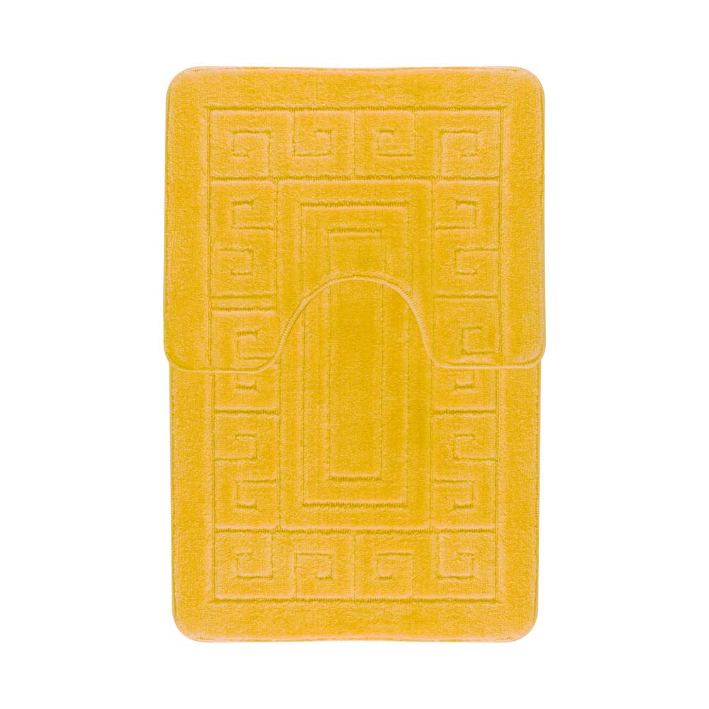 Greek Key Bathmat & Pedestal Set