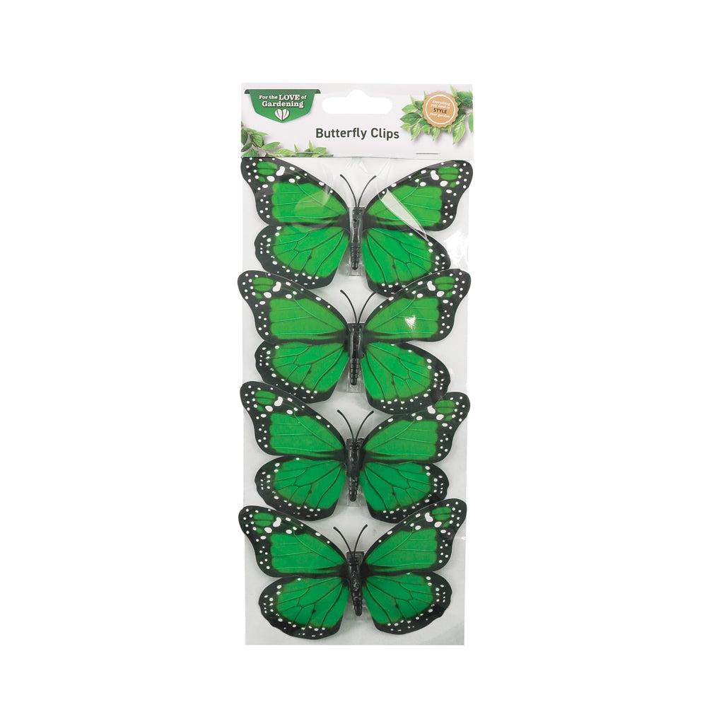 Butterfly Plant Clips - Green 335143-GREEN