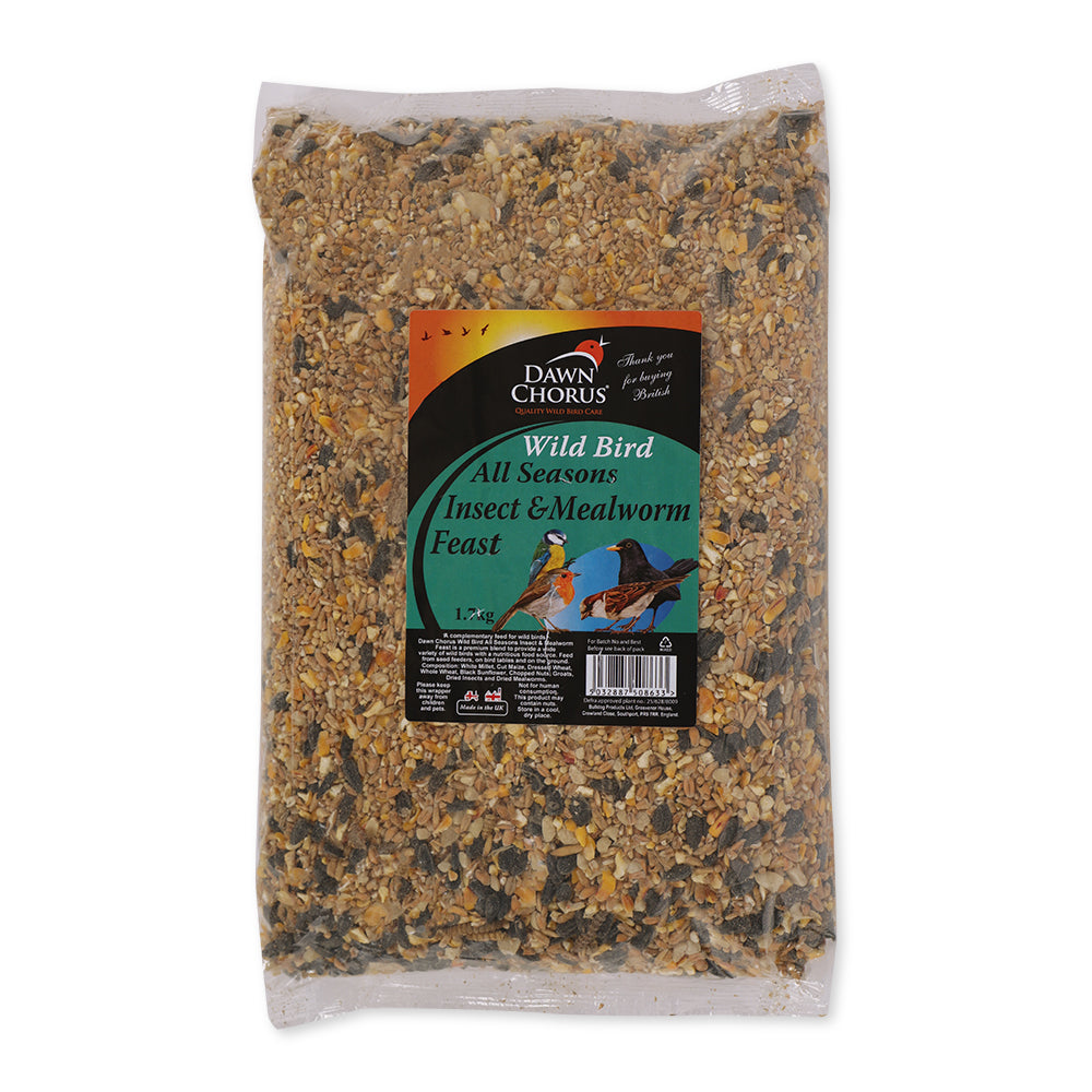 Dawn Chorus Wild Bird All Season Insect & Mealworm Feast 1.7Kg