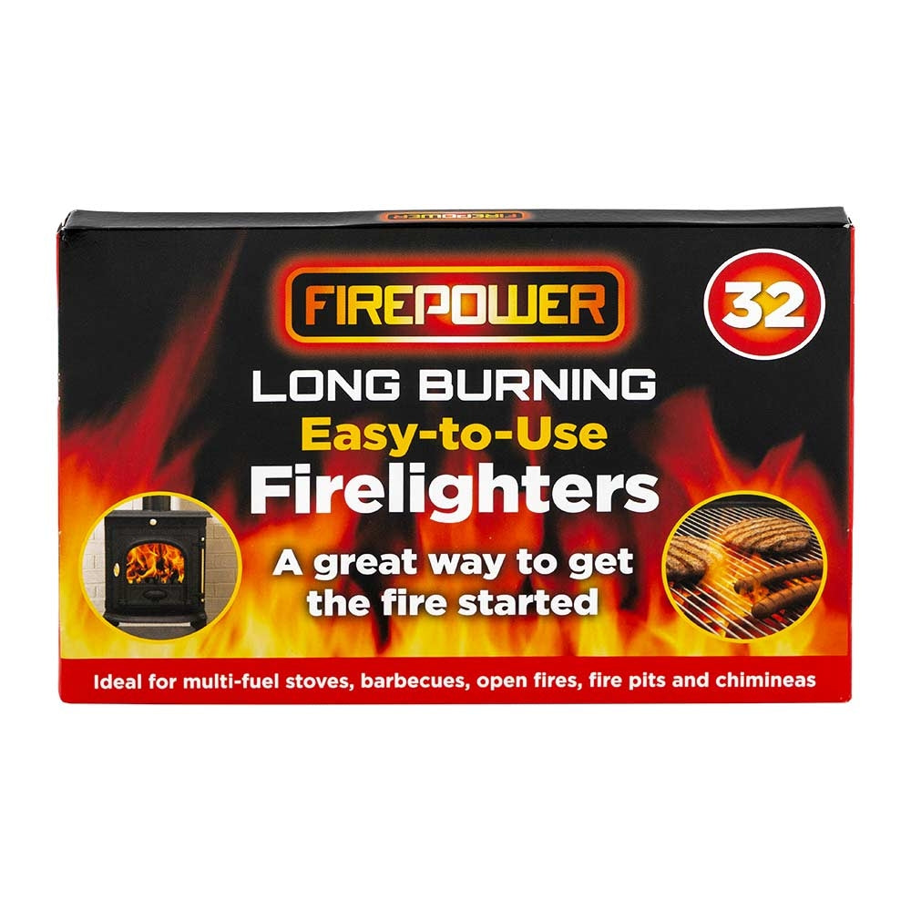 Firelighters - 32 Pack | Poundstretcher 253415