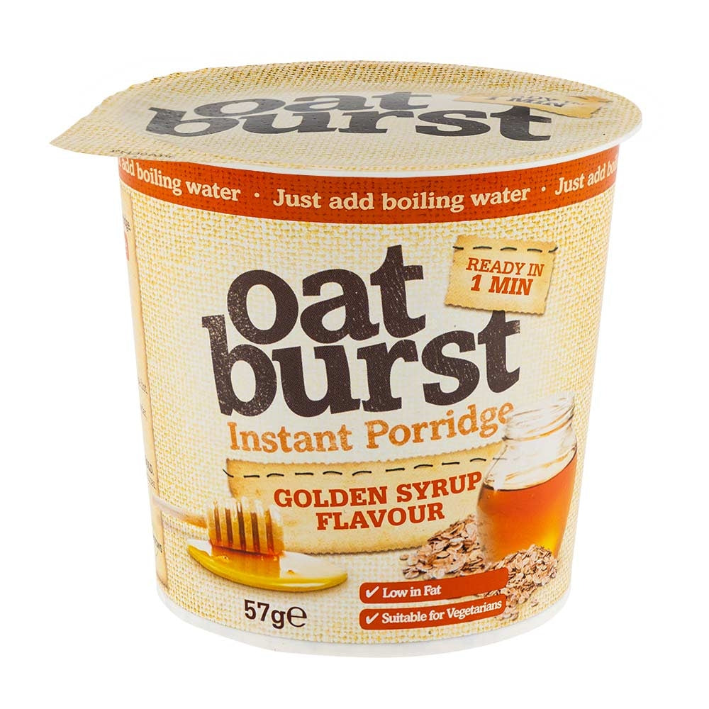 Oat Burst Golden Syrup Instant Porridge Pot 57G | Poundstretcher 268579