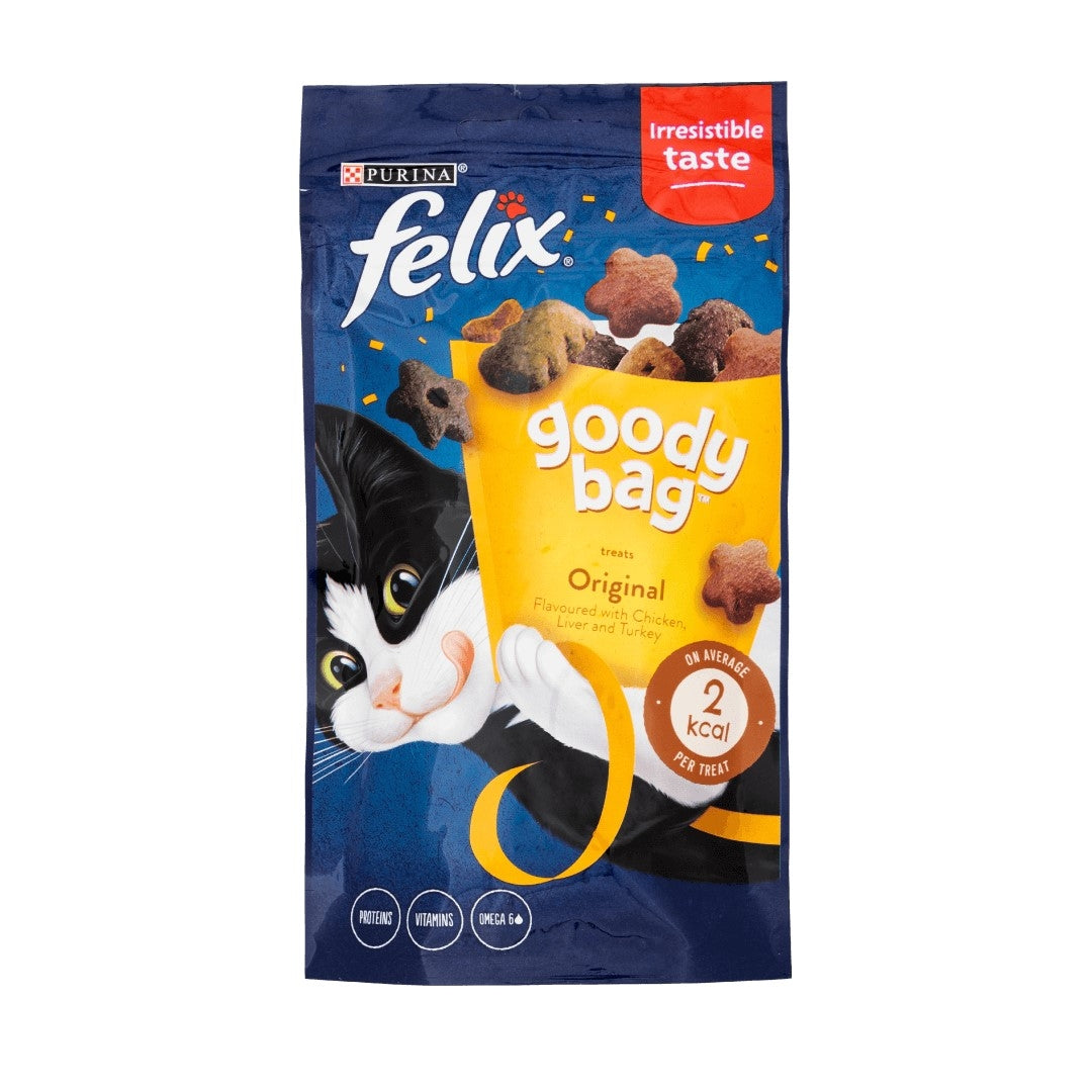 Felix Goody Bag Treats Original 60G | Poundstretcher 270260