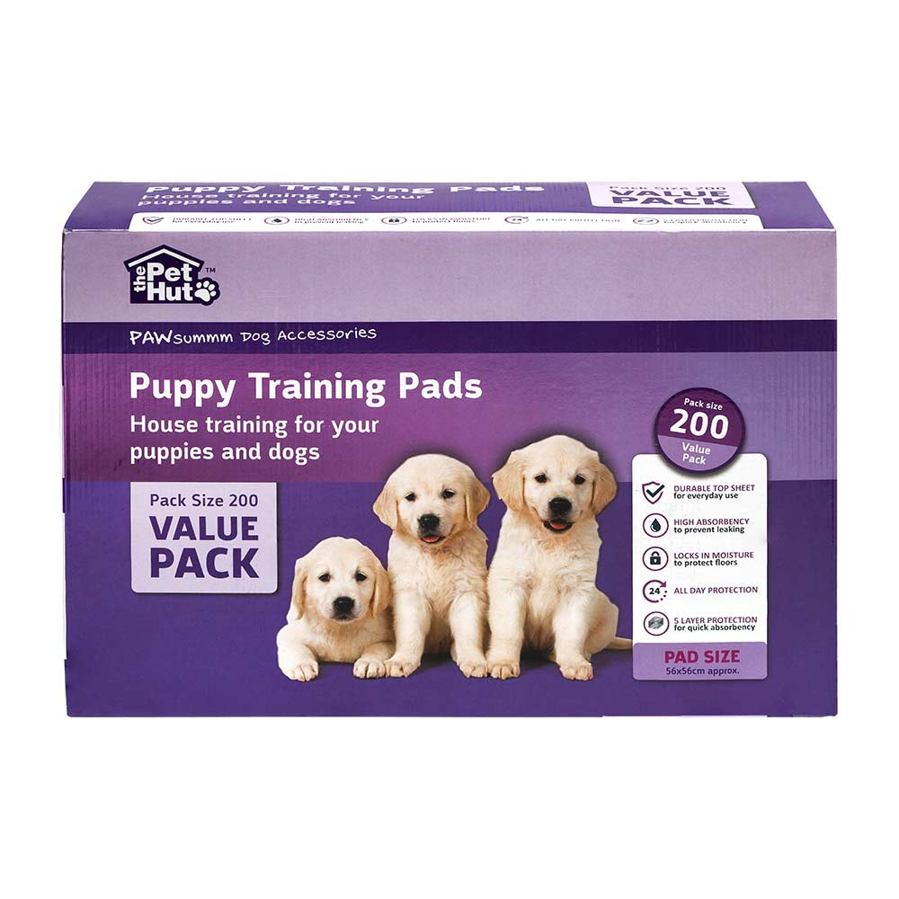 Pet Hut Puppy Training Pads 200 Pack