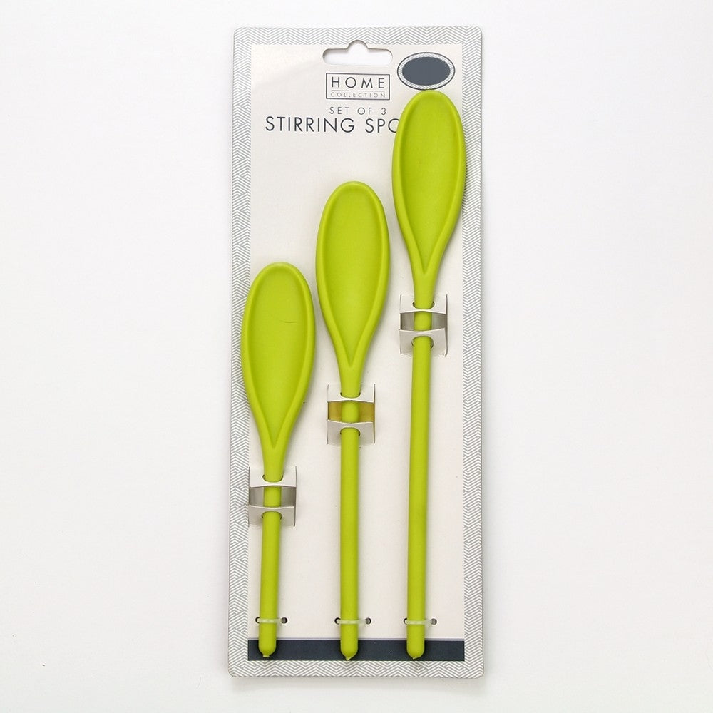 3 Pack Stirring Spoons- Lime Green 325856-LIME