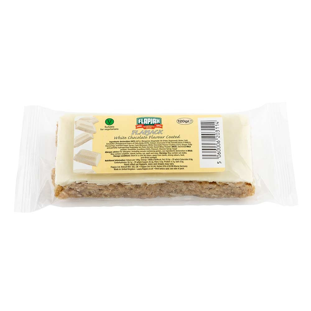 Higates White Chocolate Flapjack 120G | Poundstretcher 291032