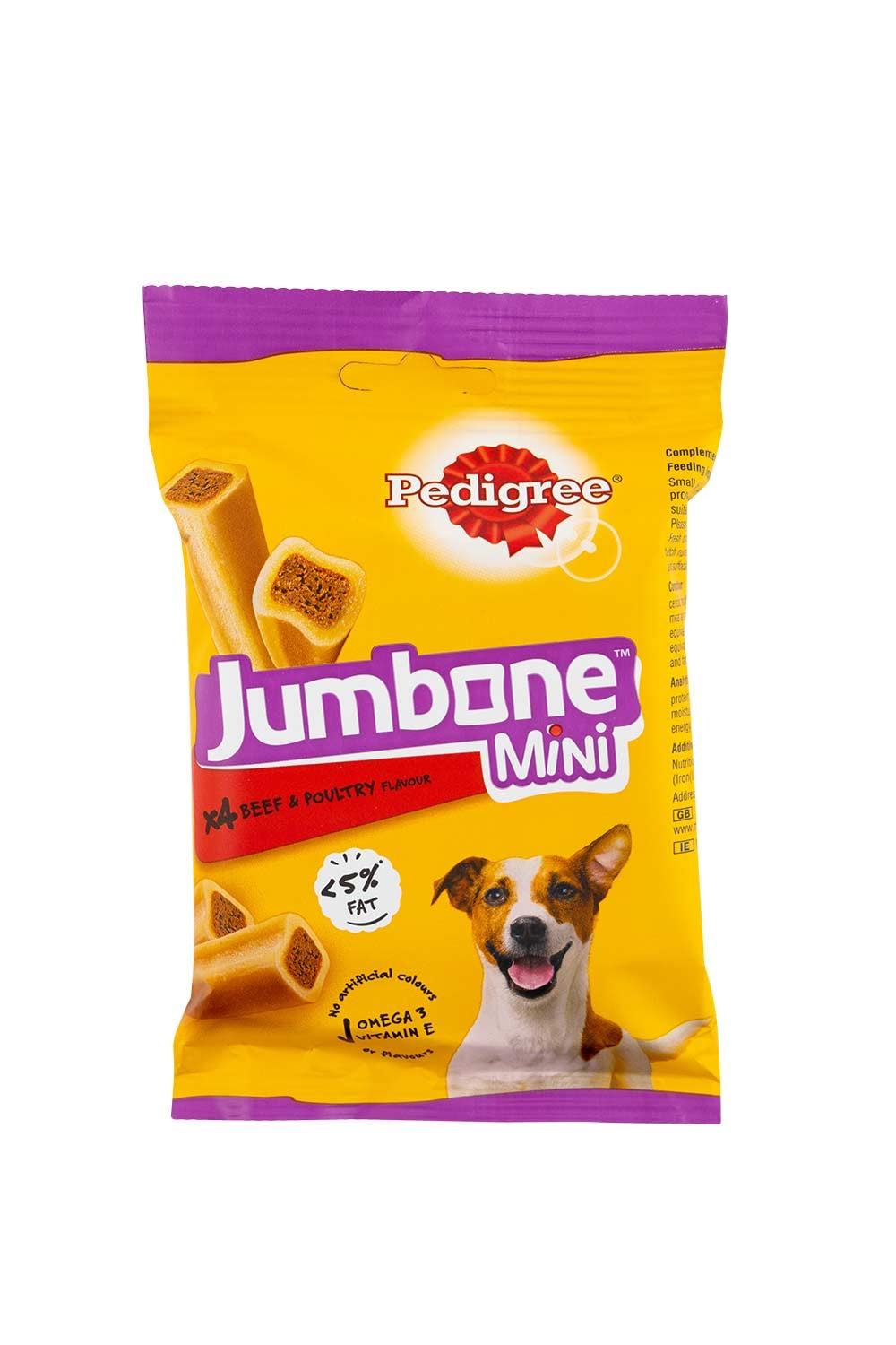 Pedigree Jumbone Mini Dog Treats 4Pk | Poundstretcher 303864
