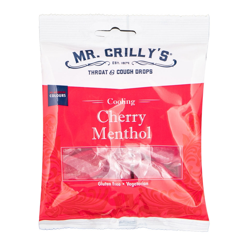 Mr. Crilly'S Cherry Menthol Sweets 90G 308256