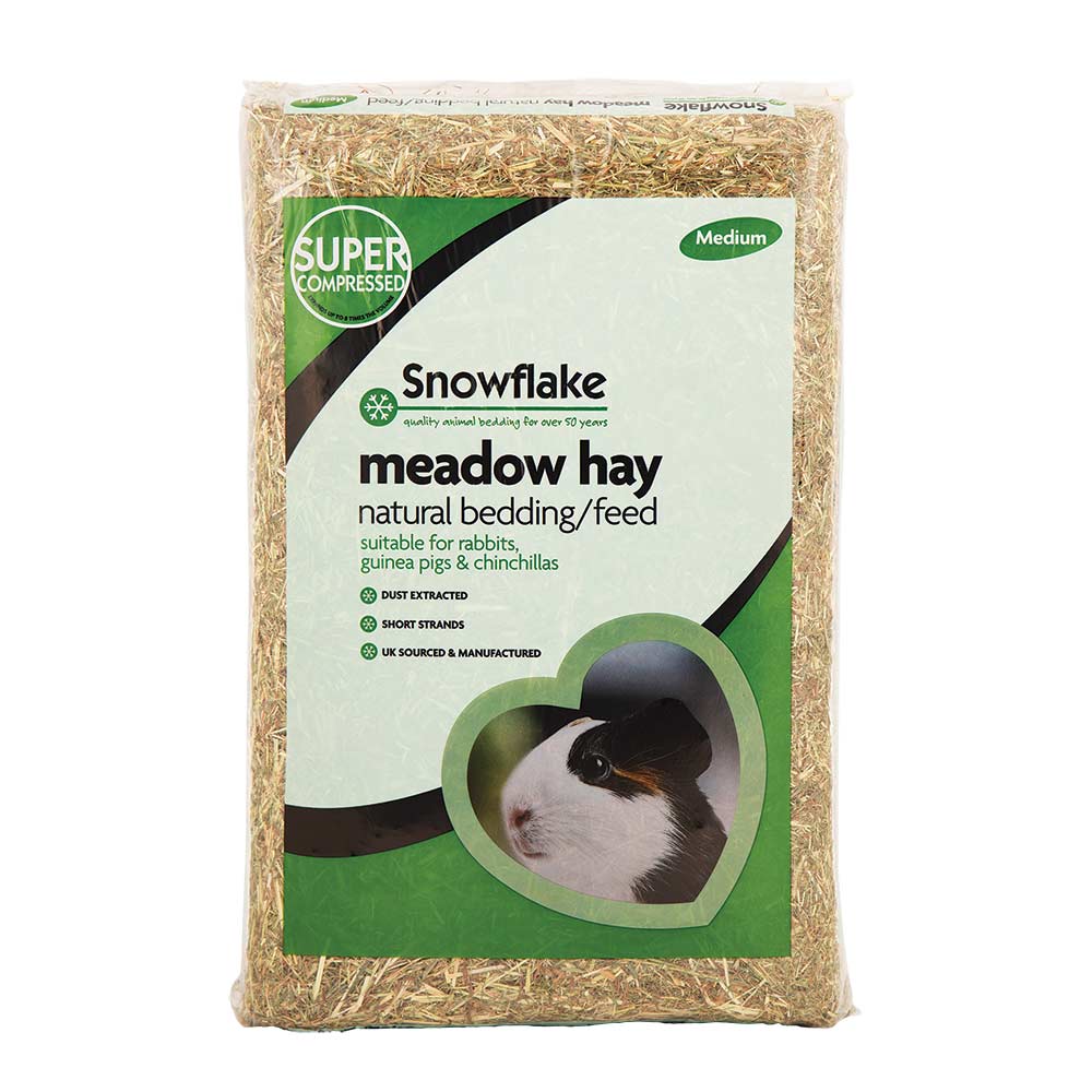 Snowflake Meadow Hay Natural Pet Bedding 1.5 Kg