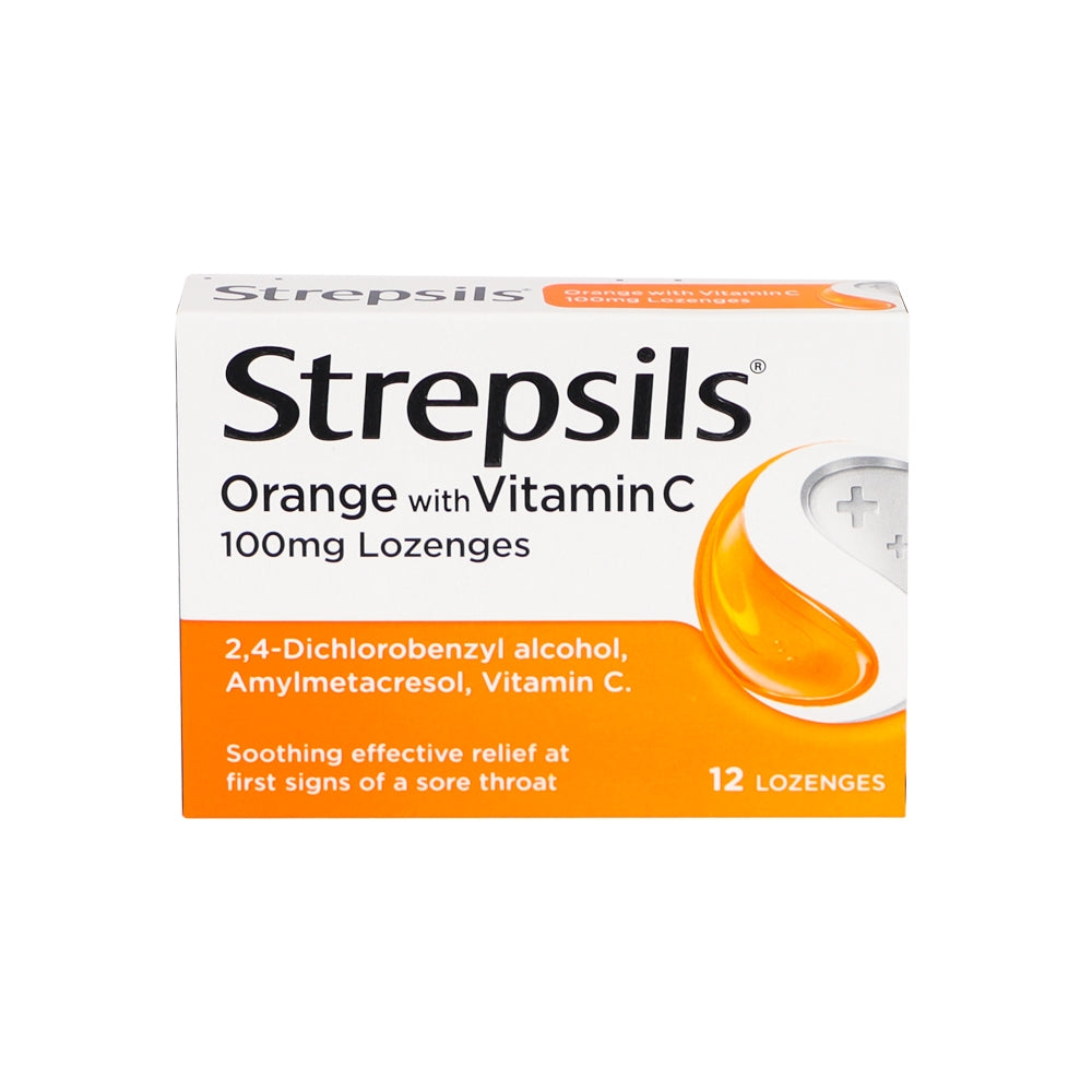Strepsils Orange 12 Lozenges 311434