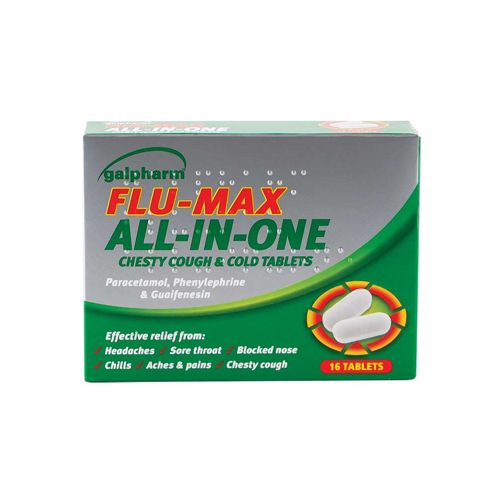 Galpharm Flu Max All In One Tablets 16 Pack