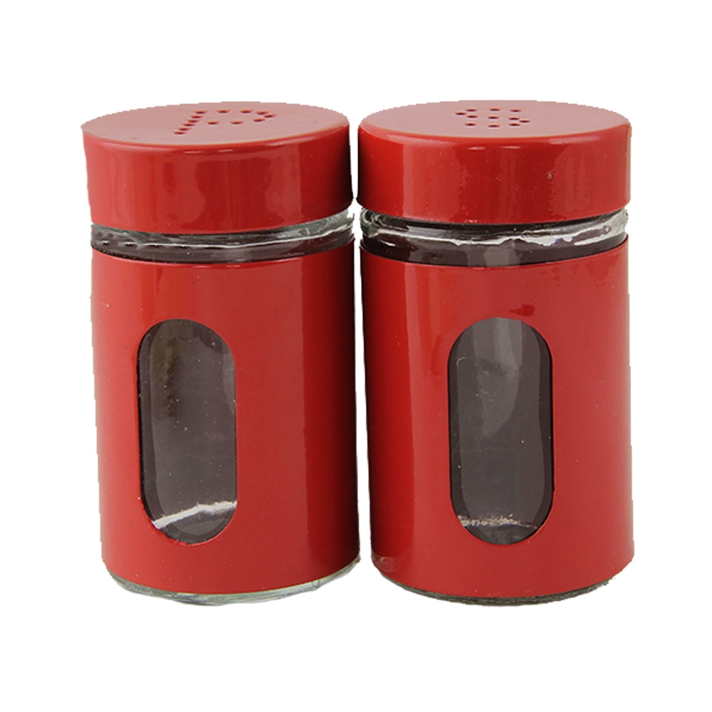 Metal Salt & Pepper Shakers - Red 325825-RED