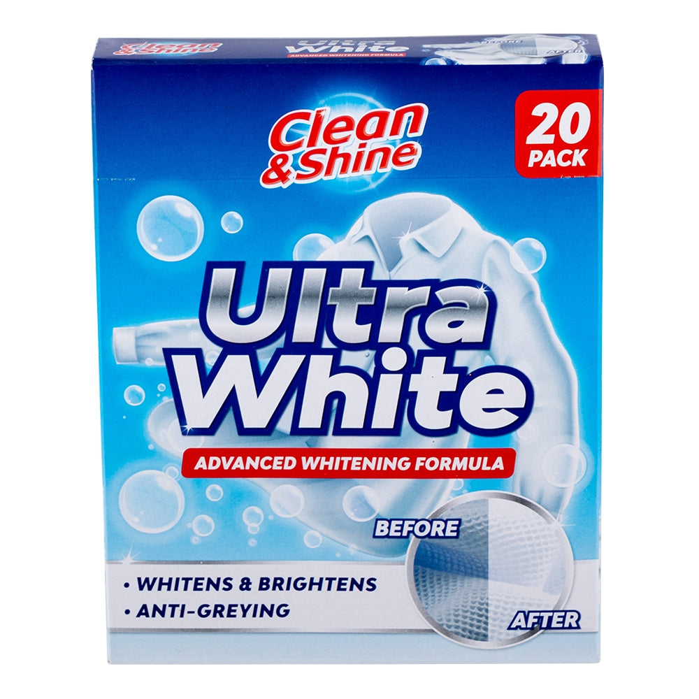 Ultra White Whitening Sheets 20 Pack 313954