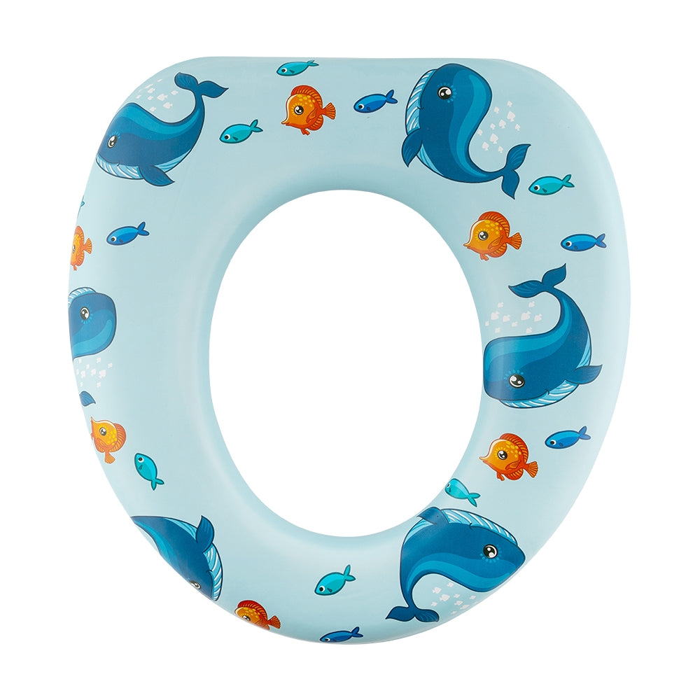 Walter The Whale Padded Toddler Training Toilet Seat | Poundstretcher 314771 - WALTER THE WHALE