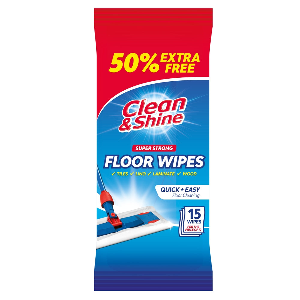 10 Floor Wipes +50% Free 316643