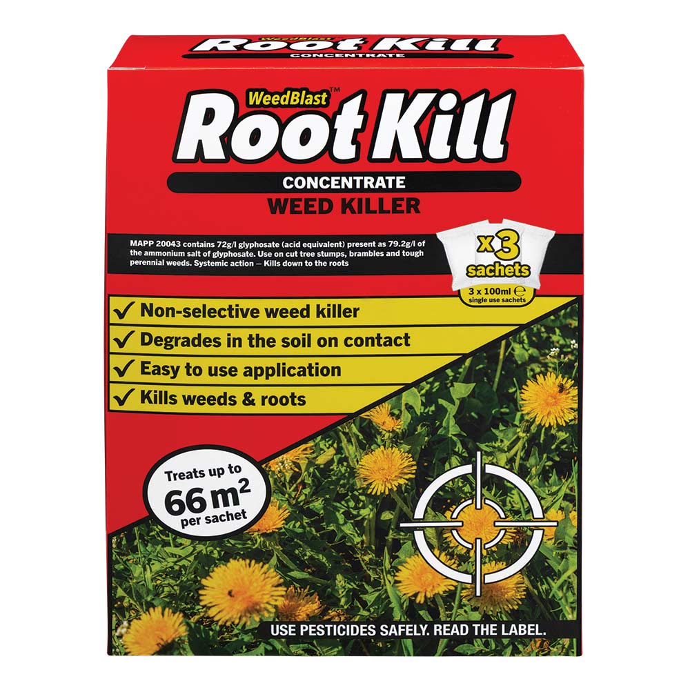 Weedblast RootKill Concentrated Weedkiller 3 Pack