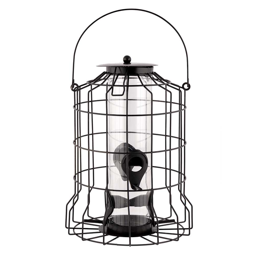 Squirrel Proof Caged Wild Bird Seed Feeder