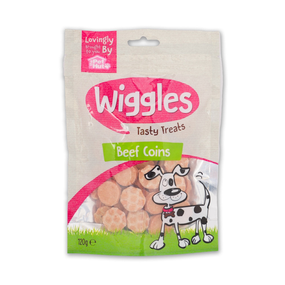 Wiggles Beef Coins 120G | Poundstretcher 324807