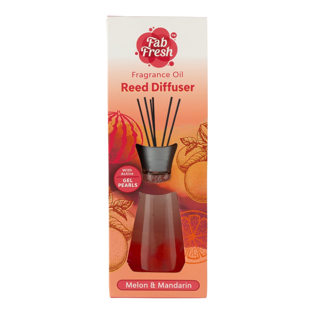 Fab Fresh Reed Diffuser Melon & Mandarin 100Ml 330369 - MELON