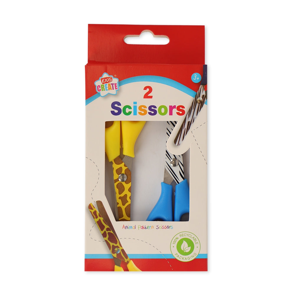 Animal Print Scissors 2 Pack 331058