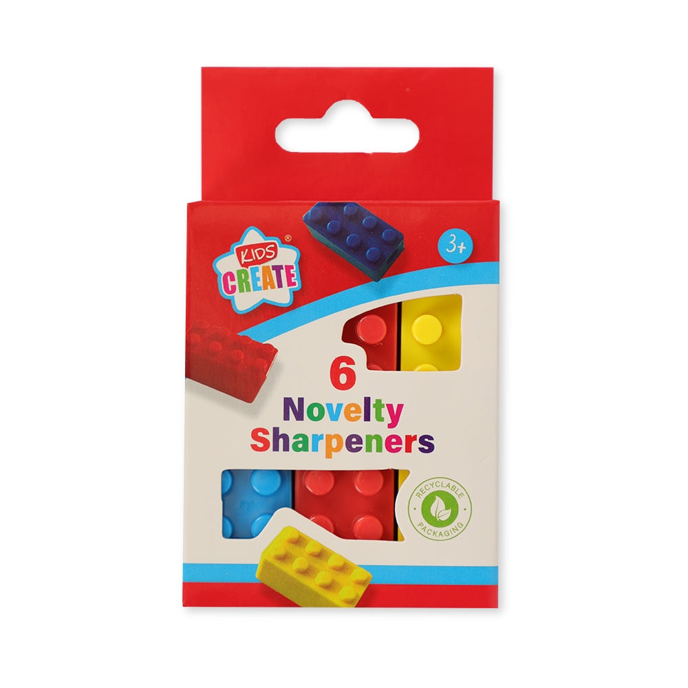 6 Novelty Sharpeners 331065
