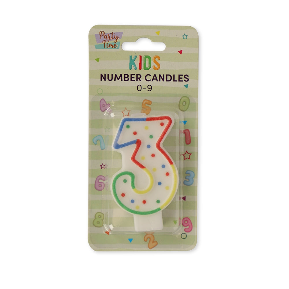 Kids Number Candles 331276