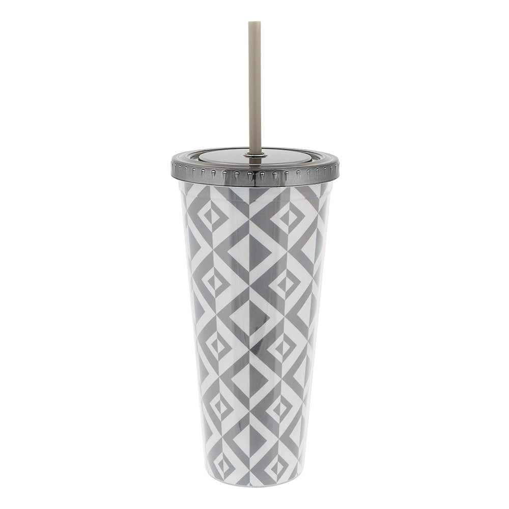 Drinks Cup With Straw - Pattern 331381-PATTERN