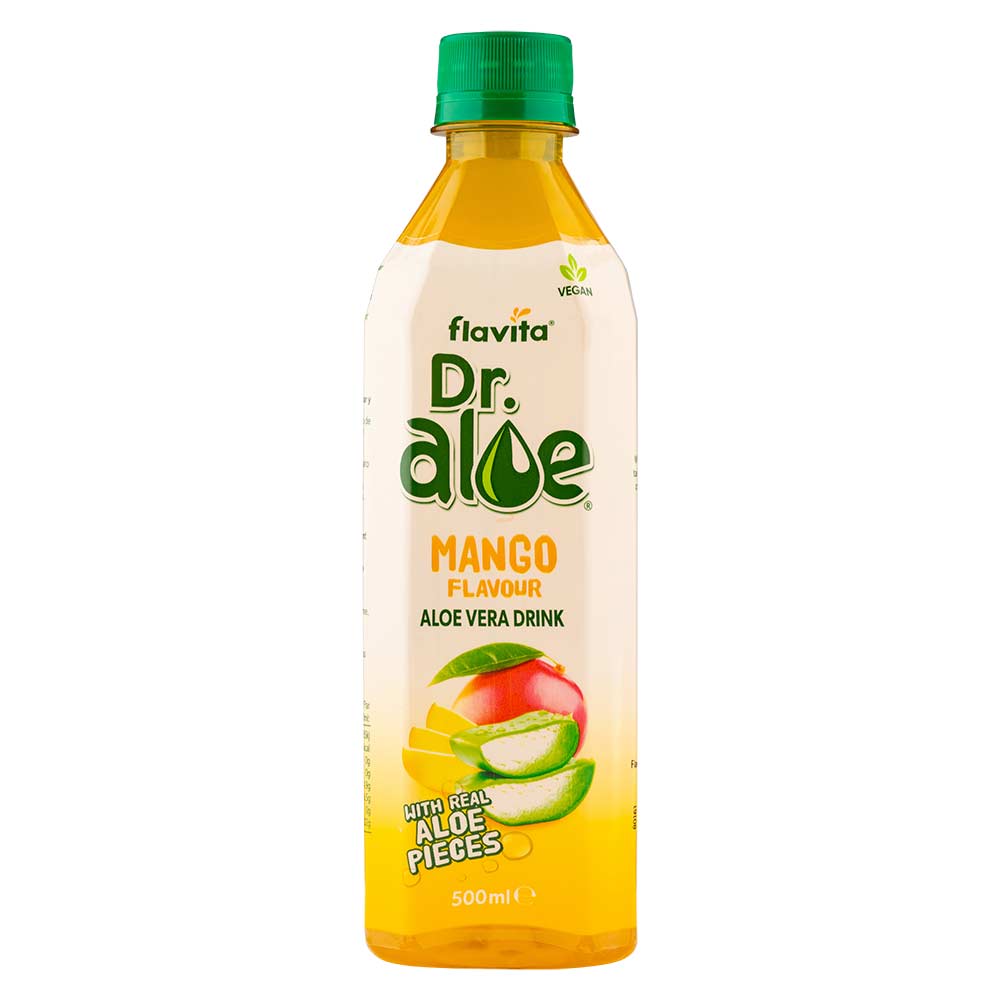 Flavita Dr Aloe Mango Flavour Aloe Vera Drink 500ml
