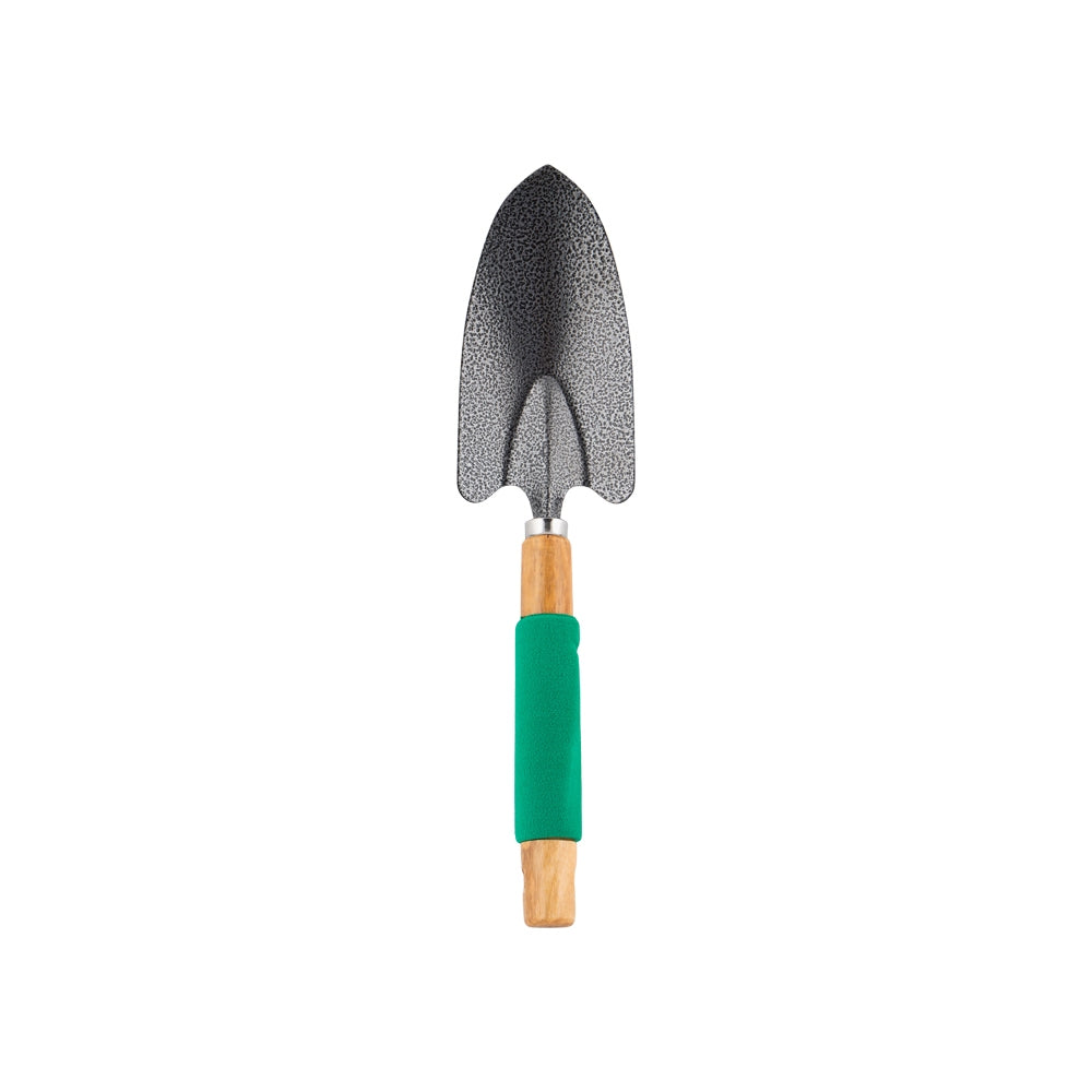 Wooden Handle Gardening Trowel Green 334517-GREEN