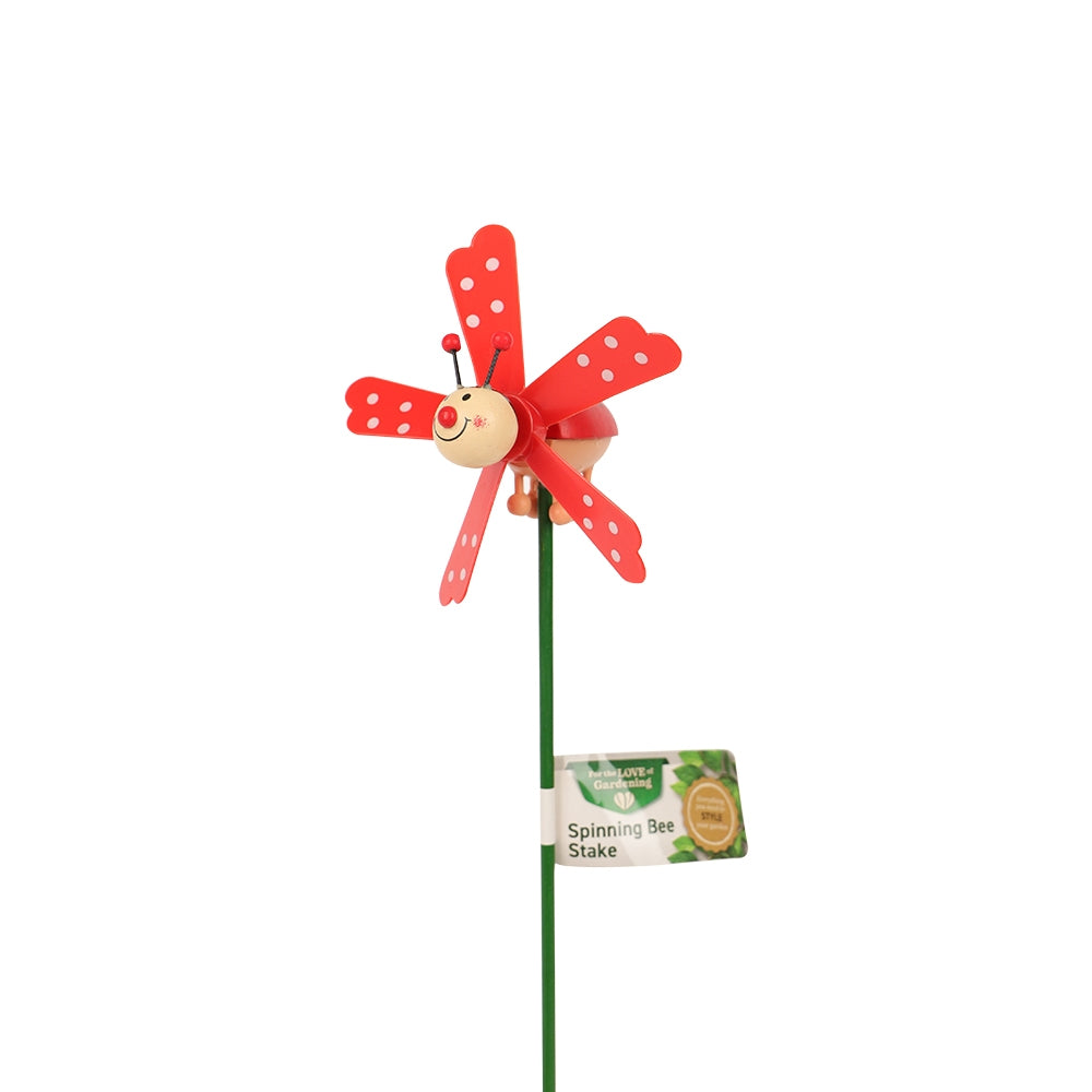 Decorative Spinning Bee Stake - Red 335145 - RED